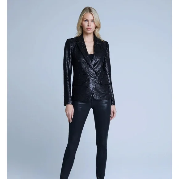 L’Agence Kenzie Sequin Blazer - BRAND NEW - Picture 8 of 8